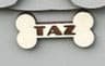 Load image into Gallery viewer, Add your personalized touch to your planter box with one of our custom made dog tags.  Made of 1/4" maple plywood, painted to your desired color & engraved with your dogs name on it.  Also makes a great gift for those dog lovers in your life!