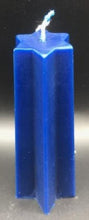 Load image into Gallery viewer, These red, white & blue Shooting Star Beeswax Candles are sure to be a hit at your holiday party. Light up the 4th of July, add that needed splash of color to your centerpiece & wow your guest with these incredible shooting star candles. Available in 3 sizes.