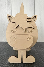 Load image into Gallery viewer, Keep your glasses within reach with our adorable Unicorn Eyeglass Holder. Add whimsical magic to your room & keep your glasses safe. This Unicorn Eyeglass Holder has a fluffy mane coming down her forehead and a star on her tail.