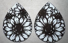 Load image into Gallery viewer, Our beautiful Sunflower Dangle Earrings - the perfect accessory for anyone who loves nature and wants to add a touch of sunshine to their outfit!  These earrings feature stunning sunflower designs with intricate details and vibrant colors that will make you feel like you're walking through a field of sunflowers. The dangle style of these earrings allows for movement and adds an extra element of fun to your look.
