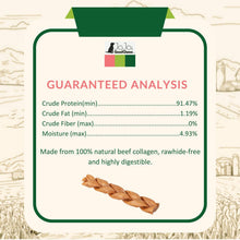 Load image into Gallery viewer, Braided Collagen Stick Dog Treats - 6" Jumbo (15/Bag)
