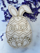 Load image into Gallery viewer, These fun DIY Paint Sets are sure to be a hit this Easter with the creative kids in your life.  Choose from our standard 3 egg set or add a personalized bunny egg to your order.  
