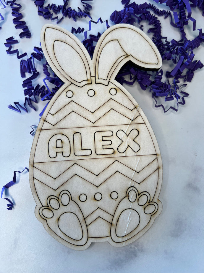 These fun DIY Paint Sets are sure to be a hit this Easter with the creative kids in your life.  Choose from our standard 3 egg set or add a personalized bunny egg to your order.  