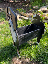 Load image into Gallery viewer, Bring some canine charm to your home with our Bernese Mountain Dog Planter box. This adorable planter is perfect for dog lovers and adds a touch of cuteness to any space. You can also make it even more personal by adding a custom dog tag with your pet&#39;s name through our dog tag listing. Get yours now and show your love for man&#39;s best friend!

