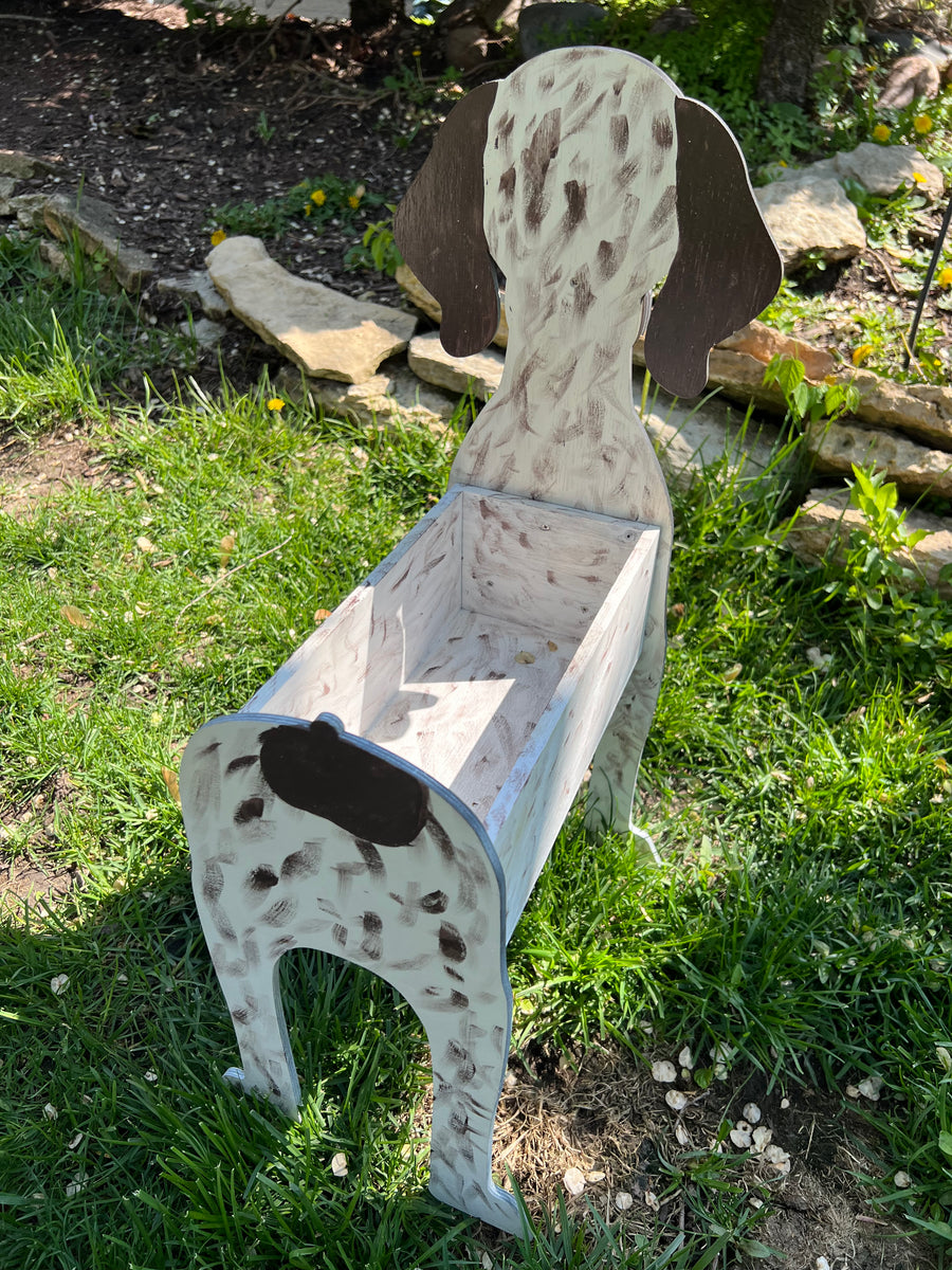 German Shorthaired Pointer Dog Planter Box, Gifts for Dog Lovers, Dog Decor