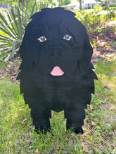 Load image into Gallery viewer, Bring some furry love to your home with our charming Newfoundland Dog 'Newfie' Planter.  Not only does it welcome guests with it's adorable design, but you can also add a custom dog tag with your pet's name for an extra personal touch (additional $5). 
