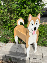 Load image into Gallery viewer, Bring some furry love to your home with our charming Shiba Inu Dog Planter.&nbsp; Not only does it welcome guests with it&#39;s adorable design, but you can also add a custom dog tag with your pet&#39;s name for an extra personal touch (additional $5).&nbsp; The perfect gift for dog lovers, this planter is sure to bring a smile to anyone&#39;s face.&nbsp; Get yours now and show your love for man&#39;s best friend.
