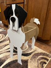 Load image into Gallery viewer, Let this adorable St. Bernard Planter Box welcome guests to your home.
