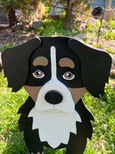 Load image into Gallery viewer, Bring some canine charm to your home with our Bernese Mountain Dog Planter box. This adorable planter is perfect for dog lovers and adds a touch of cuteness to any space. You can also make it even more personal by adding a custom dog tag with your pet&#39;s name through our dog tag listing. Get yours now and show your love for man&#39;s best friend!
