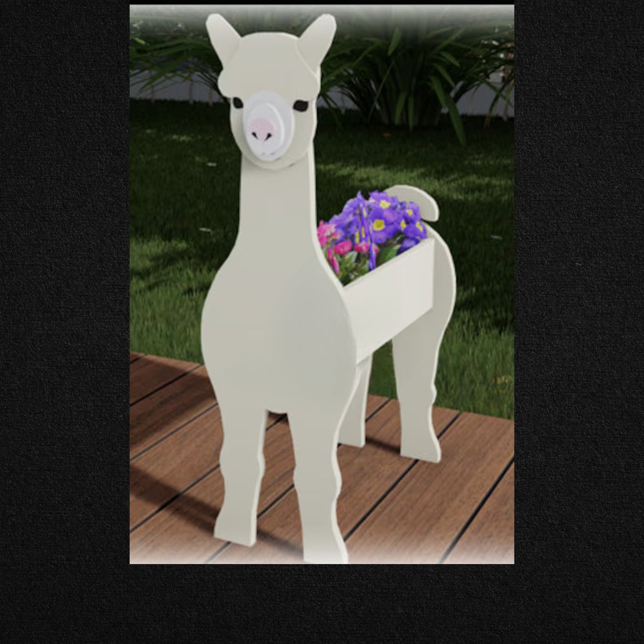 alpaca plant pot Alpaca Planter Box / Decorative Box