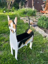 Load image into Gallery viewer, Let these adorable Cat Dog Planter boxes help welcome guests to your home.  Great gift for the cat lovers in your life! 
