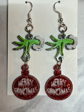 Load image into Gallery viewer, Add a bit of Christmas cheer to any outfit with these fun Earrings.
