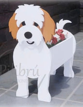 Load image into Gallery viewer, Bring some furry love to your home with our charming Cavachon Dog Planter.&nbsp; Not only does it welcome guests with it&#39;s adorable design, but you can also add a custom dog tag with your pet&#39;s name for an extra personal touch (additional $5).&nbsp; The perfect gift for dog lovers, this planter is sure to bring a smile to anyone&#39;s face.&nbsp; Get yours now and show your love for man&#39;s best friend.
