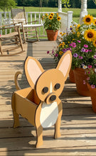 Load image into Gallery viewer, Add a tiny touch of big personality to your home with our Chihuahua – Long Haired Dog Planter Box Decor! Inspired by this bold and lovable breed, this handcrafted piece captures the fluffy coat, alert ears, and expressive charm that make long-haired Chihuahuas so irresistible. It’s the perfect way to welcome guests while showing off your love for your pint-sized companion.
