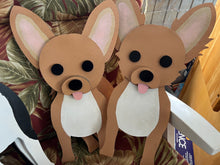 Load image into Gallery viewer, Add a tiny touch of big personality to your home with our Chihuahua – Long Haired Dog Planter Box Decor! Inspired by this bold and lovable breed, this handcrafted piece captures the fluffy coat, alert ears, and expressive charm that make long-haired Chihuahuas so irresistible. It’s the perfect way to welcome guests while showing off your love for your pint-sized companion.
