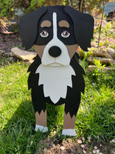 Load image into Gallery viewer, Bring some canine charm to your home with our Bernese Mountain Dog Planter box. This adorable planter is perfect for dog lovers and adds a touch of cuteness to any space. You can also make it even more personal by adding a custom dog tag with your pet&#39;s name through our dog tag listing. Get yours now and show your love for man&#39;s best friend!
