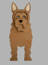 Load image into Gallery viewer, Bring some furry love to your home with our charming Yorkie, Yorkshire Terrier Dog Planter.  Not only does it welcome guests with it&#39;s adorable design, but you can also add a custom dog tag with your pet&#39;s name for an extra personal touch (additional $5).  The perfect gift for dog lovers, this planter is sure to bring a smile to anyone&#39;s face.  Get yours now and show your love for man&#39;s best friend.
