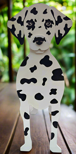 Let this adorable Dalmatian Dog Planter box help welcome guests to your home.  Custom dog tags with your dogs name also available here. Great gift for the dog lovers in your life! 