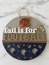 Load image into Gallery viewer, Celebrate football season with this adorable door hanger.&nbsp; Custom team logo available upon request.
