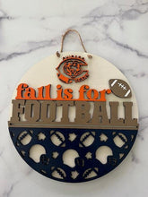 Load image into Gallery viewer, Celebrate football season with this adorable door hanger.&nbsp; Custom team logo available upon request.
