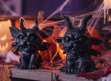 Load image into Gallery viewer, Bring a touch of gothic charm and ancient folklore into your home with these beautifully handcrafted Gargoyle Beeswax Candles. Traditionally believed to protect churches and buildings by warding off evil spirits and negative energy, gargoyles have long been symbols of strength, guardianship, and mystery.
