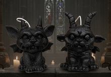 Load image into Gallery viewer, Bring a touch of gothic charm and ancient folklore into your home with these beautifully handcrafted Gargoyle Beeswax Candles. Traditionally believed to protect churches and buildings by warding off evil spirits and negative energy, gargoyles have long been symbols of strength, guardianship, and mystery.
