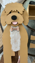 Load image into Gallery viewer, Let this adorable&nbsp;Goldendoodle Planter help welcome guests to your home. &nbsp;Custom dog tags with your dogs name also available. &nbsp;Great gift for the dog lovers in your life!
