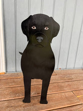 Load image into Gallery viewer, Let this adorable Labrador Dog Planter help welcome guests to your home. &nbsp;Custom dog tags with your dogs name also available. &nbsp;Great gift for the dog lovers in your life!
