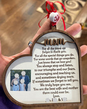 Load image into Gallery viewer, Celebrate Mom with this beautiful Mom Ornament.&nbsp; Tell her just how special she is to you and create a lasting keepsake that she will treasure for years to come.&nbsp; Also great for Mother&#39;s Day!
