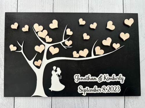 Our Exquisite Wedding Guest Book Alternative – the perfect way to capture and cherish the memories of your special day! This beautifully crafted 12
