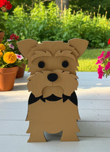 Load image into Gallery viewer, Add a touch of tiny-but-mighty charm to your home with our ‘Yorkie’ Yorkshire Terrier Dog Planter Box Decor—a sweet and stylish piece inspired by this beloved toy breed. With its signature silky coat and perky personality, this handcrafted planter is the perfect way to welcome guests while celebrating your love for Yorkies.
