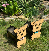 Load image into Gallery viewer, Add a touch of tiny-but-mighty charm to your home with our ‘Yorkie’ Yorkshire Terrier Dog Planter Box Decor—a sweet and stylish piece inspired by this beloved toy breed. With its signature silky coat and perky personality, this handcrafted planter is the perfect way to welcome guests while celebrating your love for Yorkies.
