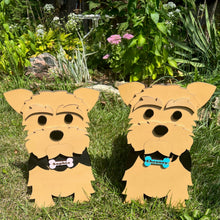 Load image into Gallery viewer, Add a touch of tiny-but-mighty charm to your home with our ‘Yorkie’ Yorkshire Terrier Dog Planter Box Decor—a sweet and stylish piece inspired by this beloved toy breed. With its signature silky coat and perky personality, this handcrafted planter is the perfect way to welcome guests while celebrating your love for Yorkies.
