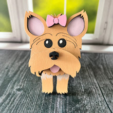 Load image into Gallery viewer, Let an adorable little Yorkie keep watch over your glasses while you sleep! Our Dog Eyeglass Holders give your eyeglasses a designated place to rest while adding a little personality to your nightstand, desk, dresser, or reading area.
