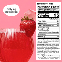 Load image into Gallery viewer, Strawberry Rose 12-pack Botanical Water
