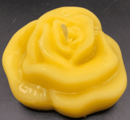 Beautiful Rose Beeswax Candle.  Perfect for Mother's Day gifts, Valentine's Day, Weddings, Wedding Receptions or for that special someone just to let them know you care.  