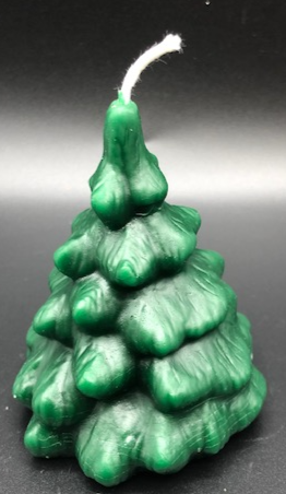 This Spruce Tree Beeswax Candle is sure to light up any cabin or rustic setting.  Perfect for your home in the woods or rustic rooms.   Great as Christmas Decor also.  