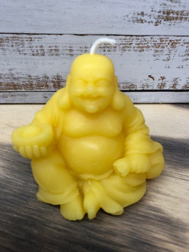The path to enlightenment is attained by utilizing morality, meditation and wisdom.  Add this beautiful Buddha Beeswax Candle to your daily rituals to bring a bit more light into your life.