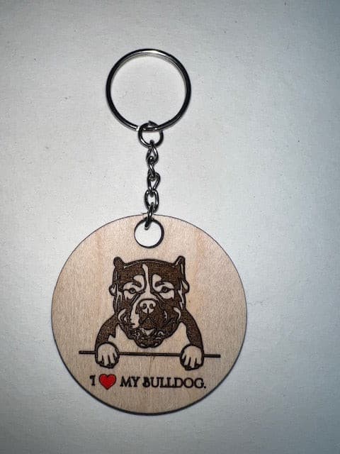Show everyone how much you love you dog with these adorable I Love My Dog Keychains!  Proudly display your pet everywhere you go.  Makes a great gift for the pet lover in your life.
