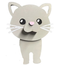 Load image into Gallery viewer, Let his adorable little kitty keep your eyeglasses safe while you sleep. Glasses rest across the cat&#39;s nose. These Eyeglass holders are a MUST for children &amp; adults alike. Keep your glasses safe from scratches. Also makes a great gift!
