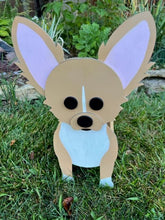 Load image into Gallery viewer, Chihuahua - Long Haired Dog Planter Box decor
