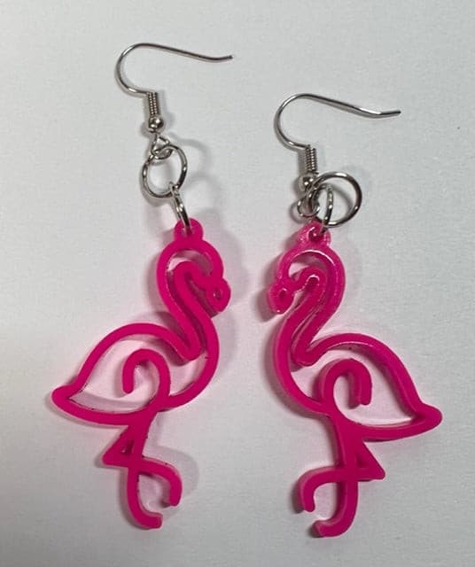 These Flamingo Earrings are sure to put a smile on everyone's face & get you in the mood for Summer.  