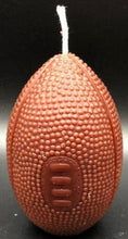 Load image into Gallery viewer, This Football Beeswax Candle makes a great gift for all the football fans in your life. Super Bowl parties wouldn&#39;t be complete without our Football Beeswax Candle to decorate for the big event!
