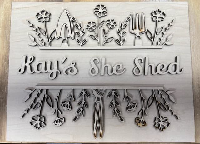 The perfect gift for any gardener in your life!  Our plant inspired, customizable sign is a great way to show them how much you care.  Makes a great birthday or Mother's Day gift.  Available in natural wood or painted.  Please contact us with what you'd like the sign to say.  Limit 15 characters (including spaces).  
