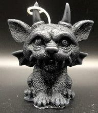 Load image into Gallery viewer, These amazing Gargoyle Beeswax Candles will thrill any gargoyle fan in your life.  Many considered gargoyles the spiritual protectors of churches as well, scaring off demons and evil spirits.  Makes a great addition to Halloween or Gothic decor.  Available in 2 styles. 
