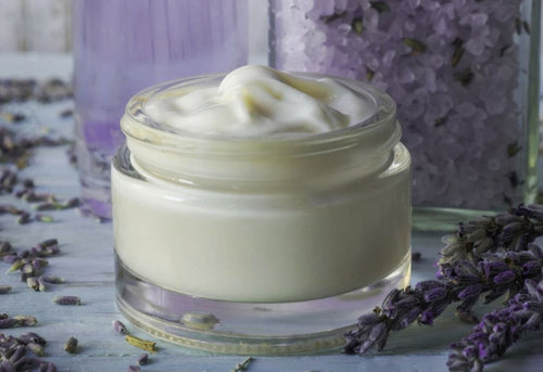 Indulge in this moisturizing, exfoliating Lavender Bath Scrub!  Gently exfoliate, moisturize & cleanse at the same time.  Leaves your skin feeling soft & supple.  The soothing lavender scent will tantalize your senses & leave you feeling dreamy throughout the day.  