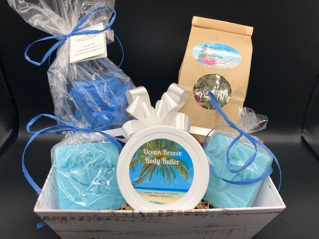 Down By The Sea Gift Basket