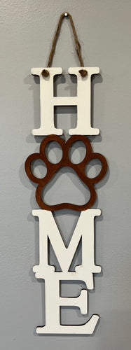 Welcome everyone (especially the fur babies) into your home with this adorable sign!  The purr-feet gift for your pet loving friends & loved ones!   